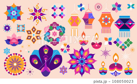 Traditional Indian festival Diwali. Happy Festival of lights  108050023