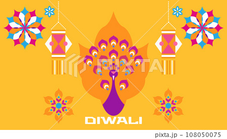 Traditional Indian festival Diwali. Happy Festival of lights Deepavali T 108050075