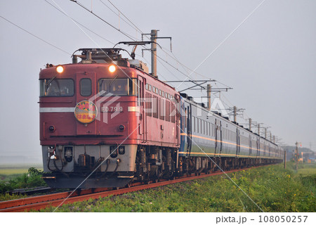 津軽線を走るED799寝台急行はまなす 108050257