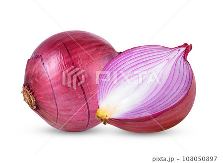 onion isolated on white background onion isolated on white background 108050897