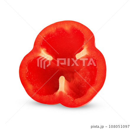 Red pepper isolated on white 108051097