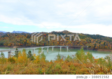 紅葉の白金橋 紅葉の白金橋 108051582