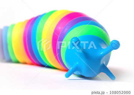 Snail toy isolated over white background Snail toy isolated over white background 108052000