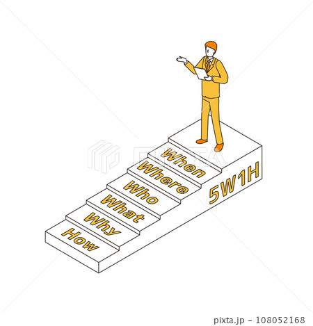5W1Hのイメージイラスト 108052168