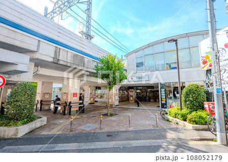 不動前駅　駅前風景 108052179