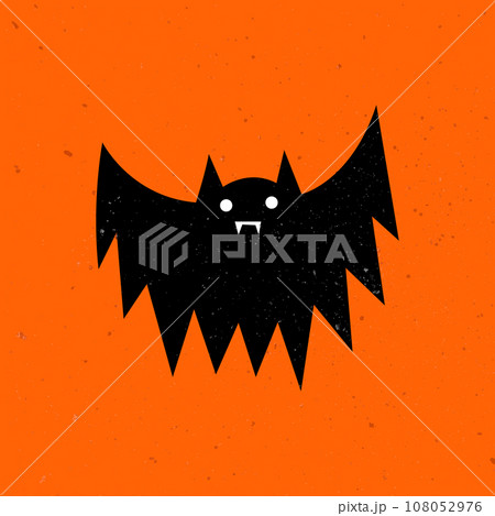 Cute illustration of Bat. Happy Halloween. 108052976