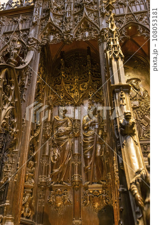 Auch Cathedral (Cathedrale Sainte-Marie d Auch), UNESCO site, Midi-Pyrenees, France 108053181