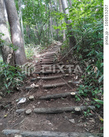 山の中にある階段 山の中にある階段 108053207