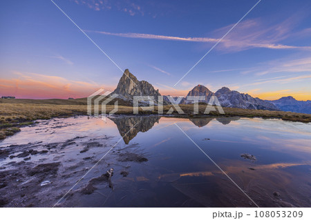 Giau Pass (Passo Giau), Dolomites Alps, South Tyrol, Italy 108053209