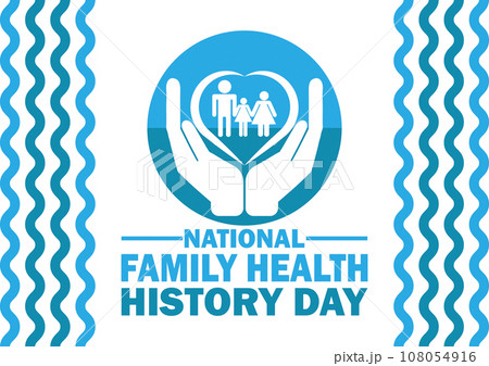 National family health history day Vector illustration 108054916