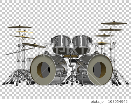 透明背景的低音鼓組_front_white 108054943