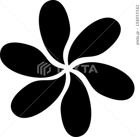 可愛いシンプルな花びらアイコン 108055582