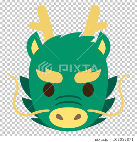 simple dragon illustration 108055871