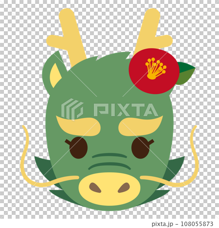 simple dragon illustration 108055873