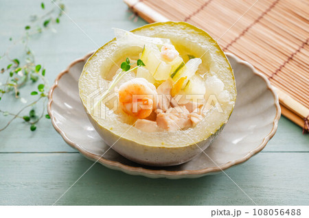 冬瓜とエビのあんかけ 冬瓜とエビのあんかけ 108056488