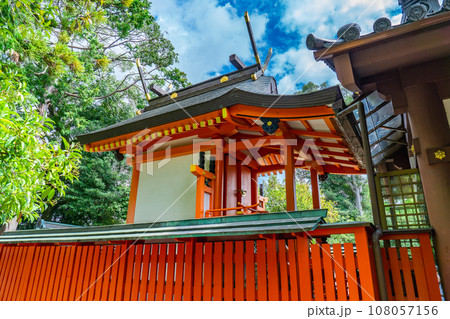 大阪府枚方市の百済王神社　本殿 108057156