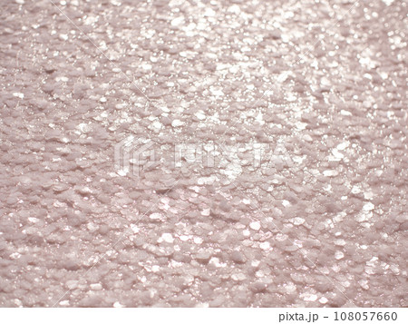 Natural Salt Crystal Flakes, Close-up Texture. Salty Lake Beauty Pattern 108057660