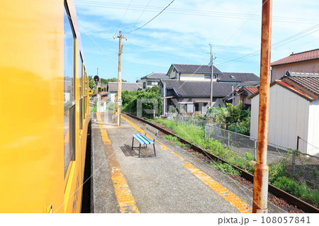 長崎県島原鉄道線、島原港駅から古部駅までの車窓風景(2022年9月) 108057841