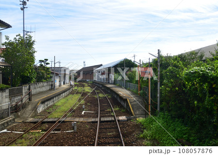 長崎県島原鉄道線、島原港駅から古部駅までの車窓風景(2022年9月) 長崎県島原鉄道線、島原港駅から古部駅までの車窓風景(2022年9月) 108057876