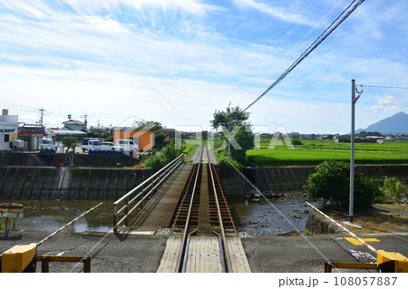 長崎県島原鉄道線、島原港駅から古部駅までの車窓風景(2022年9月) 108057887