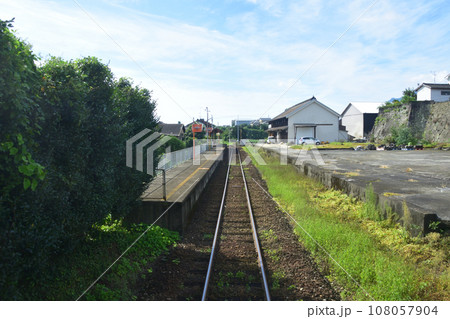 長崎県島原鉄道線、島原港駅から古部駅までの車窓風景(2022年9月) 長崎県島原鉄道線、島原港駅から古部駅までの車窓風景(2022年9月) 108057904