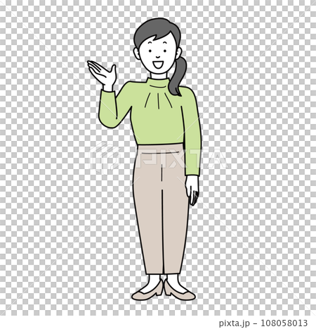 商務休閒女商務人士訊息 108058013