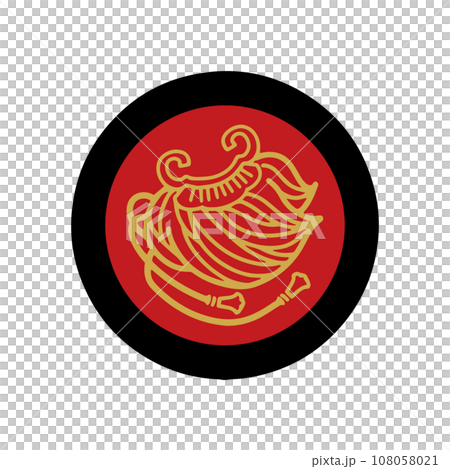 隱藏式斗篷吉祥圖案插畫 隱藏式斗篷吉祥圖案插畫 108058021