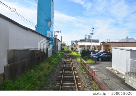 長崎県島原鉄道線、島原港駅から古部駅までの車窓風景(2022年9月) 108058026