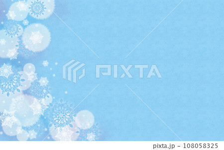 雪の結晶背景2023-11-1 108058325
