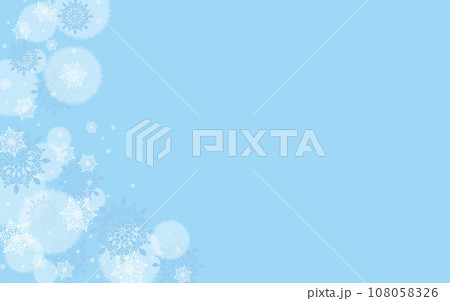 雪の結晶背景2023-11-1ベク 雪の結晶背景2023-11-1ベク 108058326