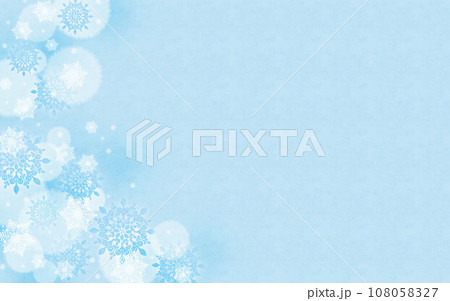雪の結晶背景2023-11-2 108058327