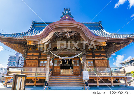 新潟市中央区沼垂東の沼垂白山神社　本殿 108058953
