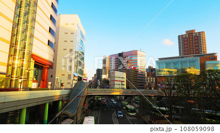 埼玉県川口市の川口駅東口付近の都市景観 埼玉県川口市の川口駅東口付近の都市景観 108059098