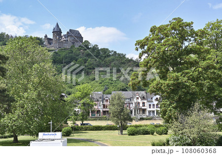 ライン川クルーズ　シュターレック城／ドイツ 108060368