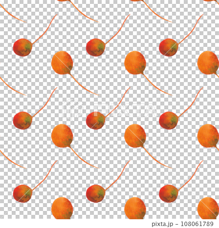 Autumn flowers. Seamless watercolor pattern for your design 108061789