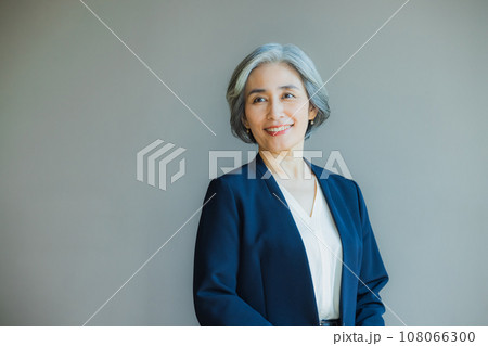 グレイヘアのビジネスウーマン グレイヘアのビジネスウーマン 108066300