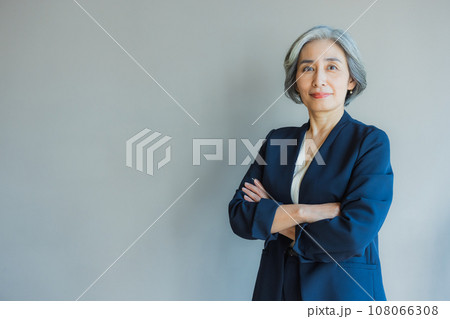 グレイヘアのビジネスウーマン グレイヘアのビジネスウーマン 108066308