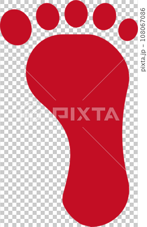 footprint icon illustration 108067086