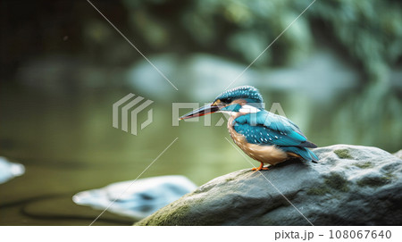 野生のカワセミ 108067640