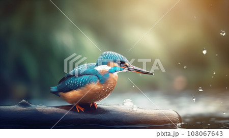 野生のカワセミ 野生のカワセミ 108067643