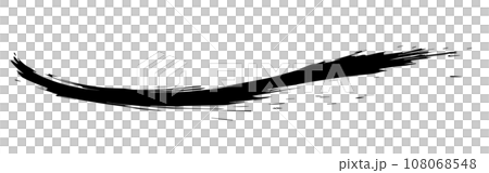 お正月のデザインに最適なブラシストローク お正月のデザインに最適なブラシストローク 108068548