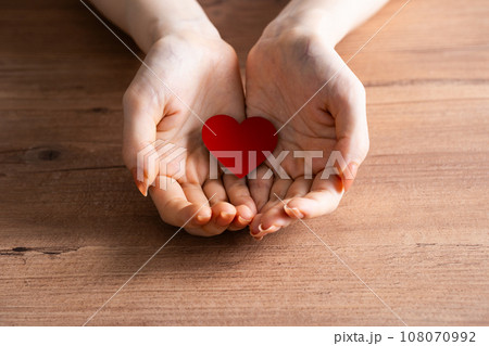 ハートのクラフトイメージ 108070992