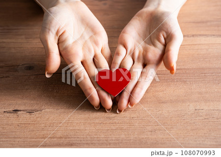 ハートのクラフトイメージ 108070993