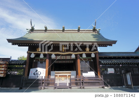名古屋三大天神～山田天満宮（恋の三社巡り）　拝殿1 108071142