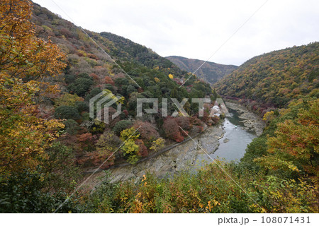 嵐山 保津峡谷 嵐山 保津峡谷 108071431