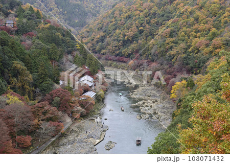 嵐山　保津峡谷 108071432