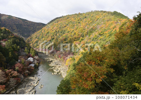 嵐山 保津峡谷 嵐山 保津峡谷 108071434