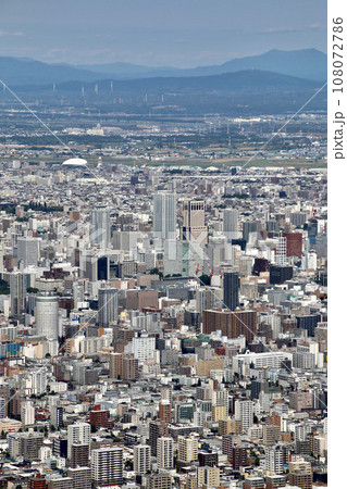 藻岩山展望台からの眺望・北東方面（北海道・札幌市） 108072786