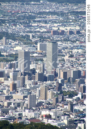 藻岩山展望台からの眺望・北西方面(北海道・札幌市) 藻岩山展望台からの眺望・北西方面(北海道・札幌市) 108073146