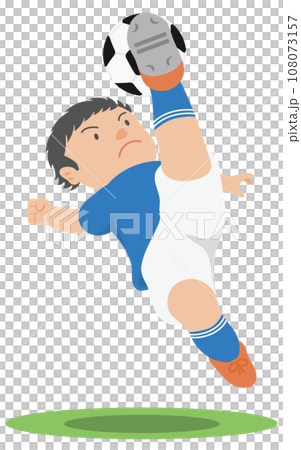 オーバーヘッドキック　バイシクルシュート　 108073157